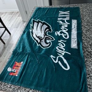 Philadelphia Eagles Super Bowl LIX Champions Teal Towel